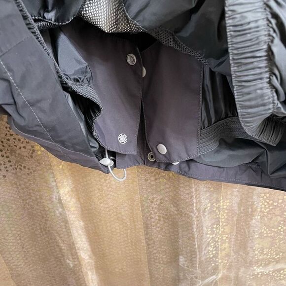 The North Face Mens Black Gray HyVent Winter Snow Rain Hooded Jacket Medium - Picture 11 of 13